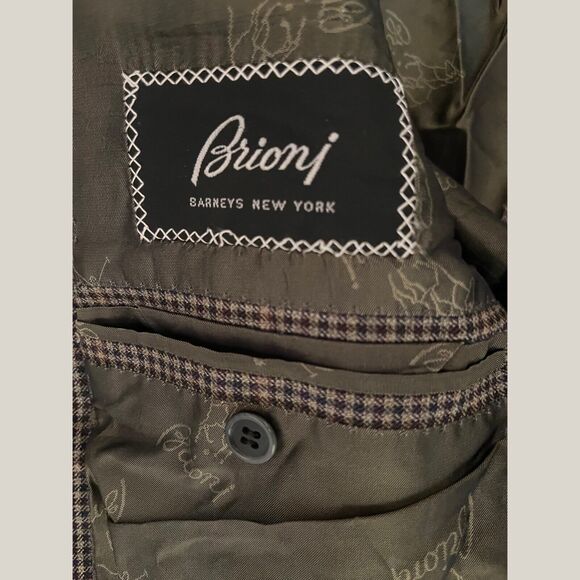 Brioni FEDERICO Wool Jacket Size 44 - Good Condition - Picture 8 of 12